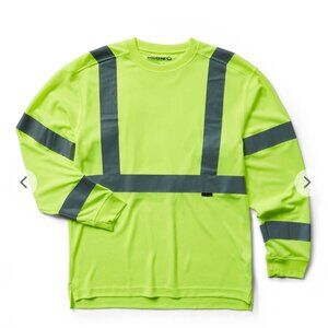 Mens high visibility long-sleeved tee